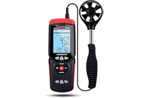 Wintact Weather Station Anemometer Wind Speed Meter Data Logger with Wind Direction Wind Volume Temperature Humidity and PC Software