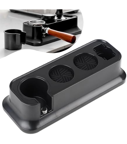 Stazione Porta Pressino Per Caffè In Legno, Supporto Per Tamper Da 51 E 58 Mm, Accessori Per Bar E Macchina Espresso - 2