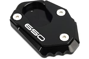 MOWOK Sidostödplatta förlängning sidostativ motorcykel tillbehör för Z650 Ninja 650 Ninja650 Z650 RS Z 650 2017–2023 2024 202