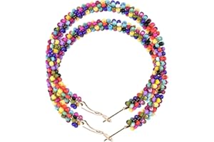 Laroal Bohemian Colorful Pearl Earrings, Women'S Exaggerated Colorful Ring Pendant Earrings, Fashionable Resin Round Pearl Earrings