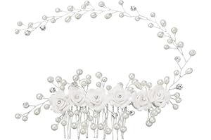 Fezf Kristall-Brautschmuck, Brautschmuck, Haarschmuck, Brauthaarkamm, Hochzeits-Kopfschmuck, Hochzeits-Haarschmuck