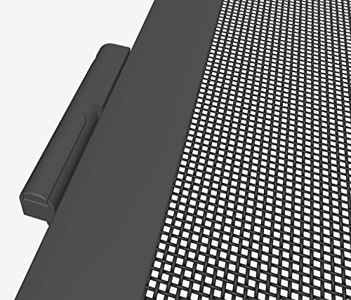 Windhager Insektenschutz Spannrahmen-Tür Fliegengitter Alurahmen für Türen, individuell kürzbar, 100 x 210 cm, Anthrazit - 6