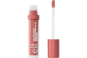 e.l.f. Sun Boss Gloss SPF 25, Pigmented Lip Gloss For A High-Shine Finish, Moisturising and Conditioning Formula, Vegan and Cruelty-Free, Pink-Me Girl