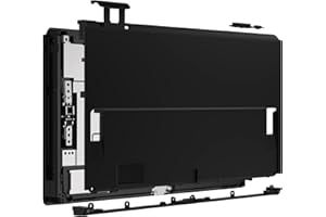 eXtremeRate Czarny Soft Touch Konsola Tylna Płyta Wymiana DIY Obudowa Shell Case dla Nintendo Switch OLED Konsoli- JoyCon Shell & Kickstand NIE Wchodzi W Skład Zestawu