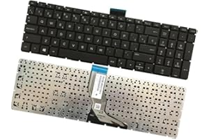 AKGIFT Teclado de Computadora Portátil Compatible para HP Pavilion 15-BS 15-BW 15T-BR 15T-BS 15Z-BW 250 G6 255 G6 256 G6 TPN-C129 TPN-C130 Español Negro Sin Retroiluminación
