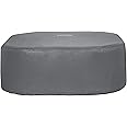 Lay-Z-Spa Small Square Thermal Hot Tub Cover 180cm x 71cm | Up to 40% More Energy Efficient, Water Repellent & UV Resistant, Universal Fit, BW60319, Grey