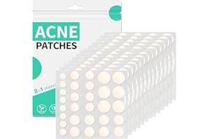 HOME HOLIC Pimple Patches Hydrokolloid Unsichtbare Pickel Patch mit Teebaumöl Tag und Nacht Verwenden Pimple Patch Akne Patches Wasserdichte Atmungsaktive Acne Patch Pflaster (300 Stück, Rund)