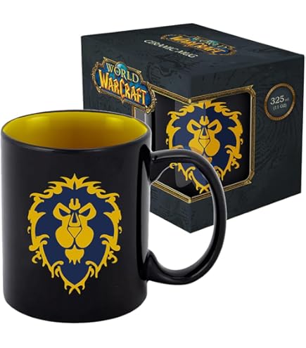 WORLD OF WARCRAFT - Large Glass - 400ml - Alliance - Box X2* - Abysse Corp - View #7