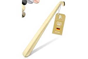 ‎JK TRADE JK Trade® 52cm STABILER Edelstahl Schuhlöffel Lang | 2mm polierter Metall Schuhanzieher Lang zum Stehen | Schnell & Einfach | optimierte Länge & Breite | Shoe Horn | Business | Aufhängbar