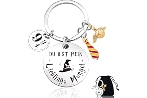 Luckeey Personalisiert Schlüsselanhänger Zauber Thema, Adventskalender Füllung Frauen Kinder, Beste Freundin Geschenke für Freundin, Tochter Geschenke, Weihnachtsgeschenke für Freundin Freund Familie