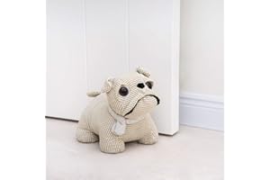 Forecronic Niedliche Türstopper Dekorative Türstopper für Haus und Büro, Bulldogge beschwert Innenraum Türstopper Stoff gefüllte Tier Türstopper Boden dekorativ