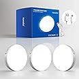 Homelist Motion Sensor Lights Indoor Rechargeable, 3 Pack Wireless Wall Night Light, LED Battery Operated Cupboard Lights Puck Lights for Stair, Bedroom, Bathroom, Kitchen Under Cabinet
