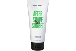 Men Rock After Shave Sorbet, Bálsamo Aftershave para Hombres, Textura Ligera tipo Sorbete de Absorción Rápida, Hidratante y Anti Rojeces, Alivia la Sensibilidad Después del Afeitado 100 ml