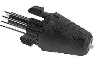 Healifty Black Easy Install Integrated Inserted Design 3D Printing Pen Nozzle Printer Head Part Replacement