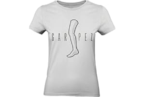 VESTIN M-Italy T-Shirt Donna - Gamba di Legno GARPEZ - Maglietta Super vestibilità Top qualità