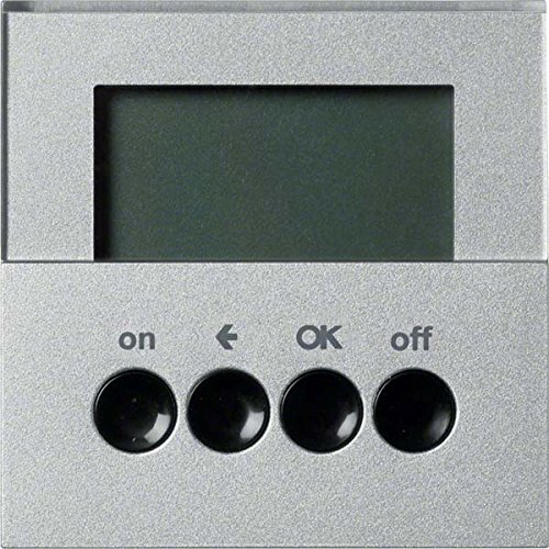 Preisvergleich Produktbild Hager Funk-Schaltuhr quicklink WYC426Q Silber Jalousiesteuerung 3250617031097