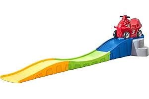 Step2 Up & Down Roller Coaster Montagne Russe Giocattolo Edizione Anniversario | Scivolo giardino e scvilo da interno | 3 Metri di Montagne Russe