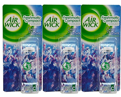 3x Air Wick Freshmatic Compact [ Corail des Blauen Meeres ] - 24ml