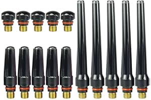 RIVERWELD TIG Back Cap Long 57Y02 57Y03 57Y04 Fit QQ300 PTA DB SR WP 17 18 26 TIG Torcia di saldatura (Assortiti 15 pz)