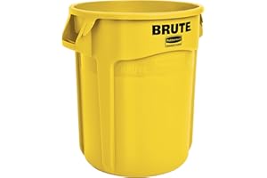 Rubbermaid Commercial Products BRUTE® ventilé 76 L Jaune FG262000YEL