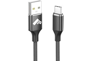 AIONEUS USB C Cable,Type C Cable 2M Fast USB-C Charger Charging Cable Braided Charger Lead for Samsung S21 S20 FE Plus S10 S9 S8 A40 A50 A70 A20e A51 A71 A90 A11 A13 Note 8 9 10,Huawei P30 P20 Pro,Xperia XZ