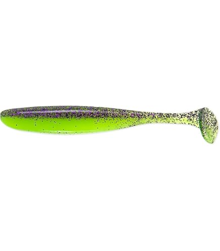 Keitech Fat Swing Impact Pro Soft Bait - Blue Red Pearl, 3.3 Inch For Jig Trailers & Rigs