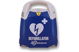‎NOTFALLRETTER.DE Notfallretter® Defibrillator AED Basic mit vollautom. Schockauslösung, Garantie Schiller Deutschland, Vollausstattung inkl. HLW-Unterstützung, MDR-zertifiziert