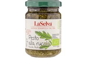 LASELVA La Selva Bio Pesto alla Rucola - Rucola Würzpaste (6 x 130 gr)