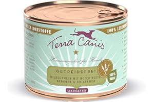 Terra Canis Sanglier Sauvage, Betterave Rouge, marons et graines de chia – Nourriture Humide sans céréales 200 g I Nourriture pour Chien de qualité supérieure en 100% qualité Alimentaire Toutes Les