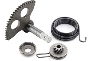 Area1 Kick de démarrage Kit de réparation (pignon/embout/ressort) compatible avec les moteurs 50 cc : Aerox Jog Neos Slider BWs Italjet F12 F15 461 K2 Nitro