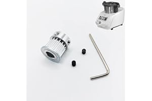 GÉNÉRIQUE Roue dentée Engrenage Poulie Courroie Pour Robot Silvercrest Monsieur Cuisine Connect SKMC 1200 & Monsieur Cuisine Plus SKMK 1200 & Monsieur Cuisine Smart SKMS 1200