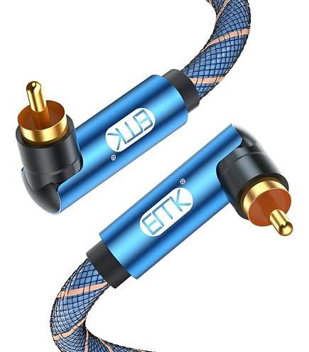 Adaptateur RCA Angle Droit - Fiche Jaune Vidéo Vers Femelle, Connecteur Plaqué Or Pour Câbles Audio/Video