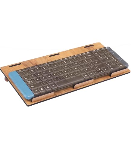 Magic Keyboard Riser Magic Keyboard Stand Computer Keyboard Stand, UPERGO Acrylic Keyboard ...
