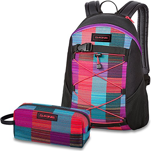 DAKINE 2er Set Rucksack Schulrucksack Wonder + School CASE Mäppchen