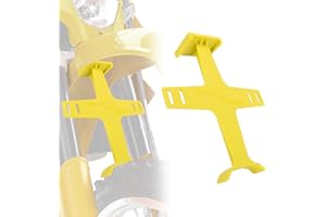 USTPO Universal Motorcycle Fork Guard Suspension Support Brace Transportation Tool Tie Down Seal Saver Protection Plastic For Dirt Bike Motocross Accessories Yellow
