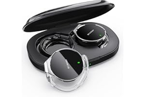 MICOOL Słuchawki nauszne Bluetooth 5.4, z funkcją Open Ear, bezprzewodowe słuchawki z redukcją szumów, w kształcie kropli wody, sportowy zestaw słuchawkowy Bluetooth z 4 mikrofonami, wygodne dopasowanie