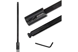 GEINXURN 304 mm förlängning för hålsågar med blockeringsmekanism, 3/8 tum sexkantig drift och låsfunktion för adapter