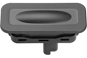 JCSJK Botón maletero para Renault Clio 3 Megane 2, 8200076256 Apertura maletero interruptor de puerta trasera negro para Clio MK3/MK4, Megane MK2/MK3, Laguna MK3, Kangoo MK2