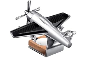 Haowul Aromatherapy Diffuser Wide Range Interior Ornament Solar Energy Airplane Model Air Freshener Car Accessories