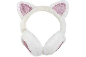 SEDEX Orejeras Niña Invierno Unicornios Orejeras Frio Niños Orejas de Gato Felpa Calentadores de Oído Suaves Cálido Earmuffs Cómodas Lindo Esponjoso Earwarmer Regalos para Mujer Infantiles Esquí Deportes