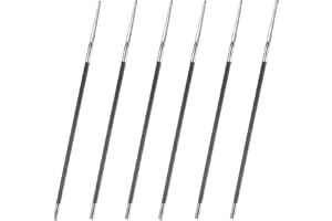 GVIVEJ Kettensägenfeile, 6 Stück Rundfeilen für KettensäGen, Kettensäge Feilen, für manuelle Schärfen von Sägeketten, 5.5mm
