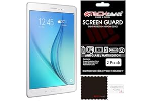 TECHGEAR [2 Pack] Protection d'Écran pour Galaxy Tab A 9.7, Film de Protection d'Écran Anti Reflet/Mat avec Chiffon et Carte d'Application Compatible pour Samsung Galaxy Tab A 9.7 Pouces (SM-P550)