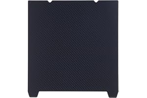 PLPLAAOO Plateau d'impression 3D double face en fibre de carbone PEI PET 235 x 235 mm, résistant aux hautes températures, pour imprimantes Ender 3 S1 S1 Pro V3 V3 SE V3 KE K1