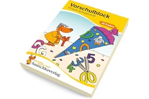 HAUSCHKA VERLAG Ubungsmaterial fur kindergarten und vorschule - t625 - vorschulblock - fit zum schuleintritt ab 5 ja