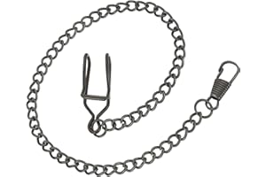 CokinkiDs Pocket Watch Chain, 1 Pcs Metal Classic Plated Key Chain, Pocket Watch Accessories 35CM