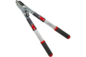 Darlac Telescopic Anvil Garden Loppers – Lightweight Action Loppers with Extendable Handles Ideal for Pruning Hard or Dead Wood - SK5 High Carbon Steel Blade