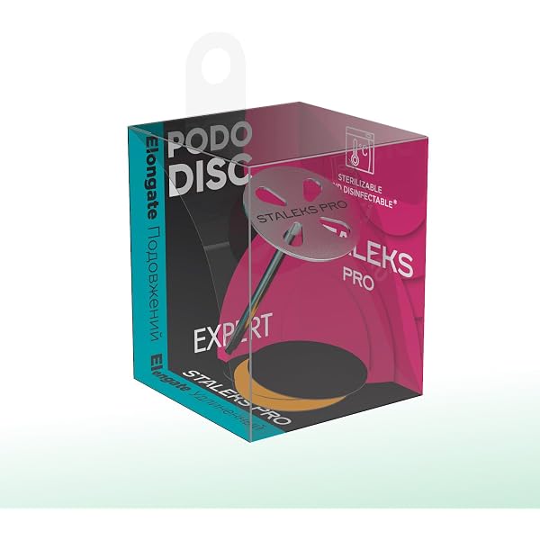 STALEKS PRO Pododisc Pediküre-Klebepads – 50 Stück, Körnung 100, Durchmesser 25 Mm, Für Schleifdisks