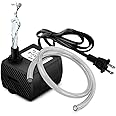 PULACO 95GPH 5W Mini Submersible Water Pump for Aquarium Fish Tank, Pond, Fountain, Hydroponics
