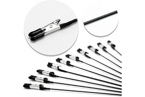 SZXMDKH Spray Paint Clamping,Alligator Clip Stick Set, Metal Wire Alligator Clamps, Tailed Clasp Clips for Hobby Modeling DIY Memo, Photo, Card