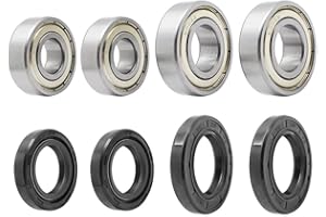 MABUTINGTI Kit cuscinetti e paraoli ruota anteriore compatibile con Yama-ha Raptor 700 660 350 250 125 Banshee 350 Warrior 350 YFZ450 Bear Tracker 250 Big Bear 250 Bruin 250 Blaster 200